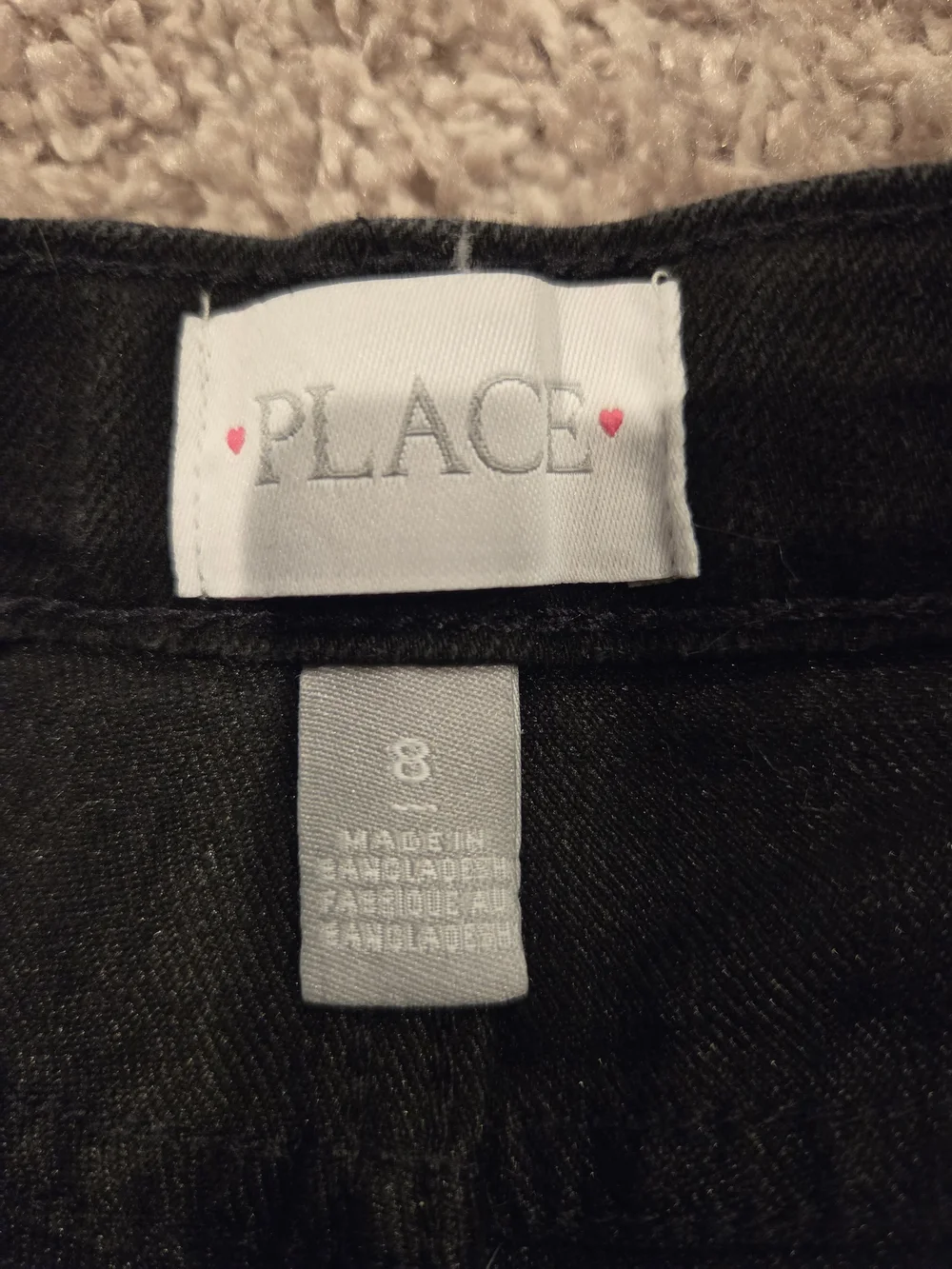 The Children's Place Girl's Black Shorts